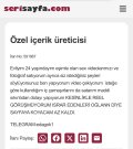 İÇERİK ÜRETİCİSİ” başılıklı ilan “Dolandırıcılık yapan bir ilan….” - 1