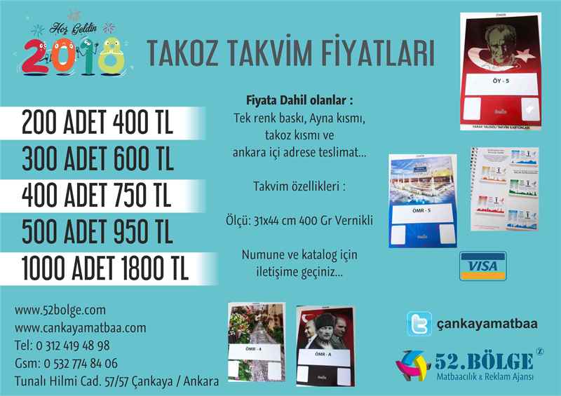 2018 gemici takvim ankara çankaya Serisayfa